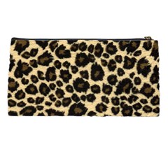 Jaguar Skin Texture, Jaguar Wool Texture, Yellow Pencil Case from ArtsNow.com Back