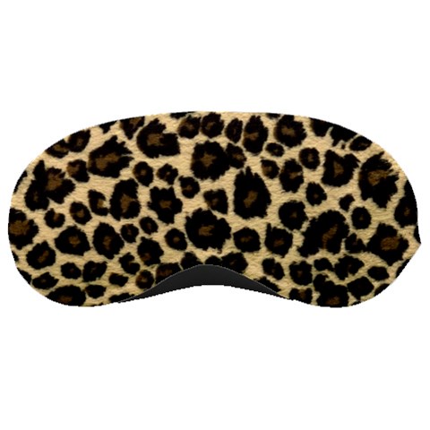 Jaguar Skin Texture, Jaguar Wool Texture, Yellow Sleep Mask from ArtsNow.com Front