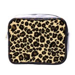 Jaguar Skin Texture, Jaguar Wool Texture, Yellow Mini Toiletries Bag (One Side)