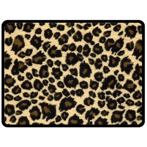 Jaguar Skin Texture, Jaguar Wool Texture, Yellow Fleece Blanket (Large) from ArtsNow.com 80 x60  Blanket Front