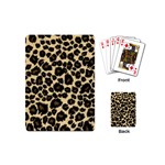 Jaguar Skin Texture, Jaguar Wool Texture, Yellow Playing Cards Single Design (Mini)