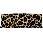 Jaguar Skin Texture, Jaguar Wool Texture, Yellow Body Pillow Case Dakimakura (Two Sides)