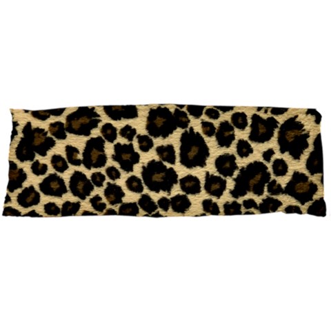 Jaguar Skin Texture, Jaguar Wool Texture, Yellow Body Pillow Case Dakimakura (Two Sides) from ArtsNow.com Back