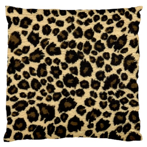 Jaguar Skin Texture, Jaguar Wool Texture, Yellow Large Cushion Case (One Side) from ArtsNow.com Front