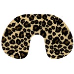 Jaguar Skin Texture, Jaguar Wool Texture, Yellow Travel Neck Pillow