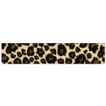 Jaguar Skin Texture, Jaguar Wool Texture, Yellow Small Premium Plush Fleece Scarf