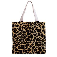 Jaguar Skin Texture, Jaguar Wool Texture, Yellow Zipper Grocery Tote Bag from ArtsNow.com Front