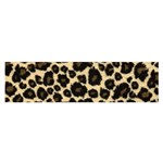 Jaguar Skin Texture, Jaguar Wool Texture, Yellow Oblong Satin Scarf (16  x 60 )