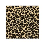 Jaguar Skin Texture, Jaguar Wool Texture, Yellow Square Satin Scarf (30  x 30 )