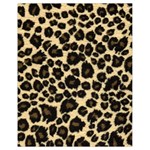 Jaguar Skin Texture, Jaguar Wool Texture, Yellow Drawstring Bag (Small)