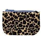 Jaguar Skin Texture, Jaguar Wool Texture, Yellow Large Coin Purse