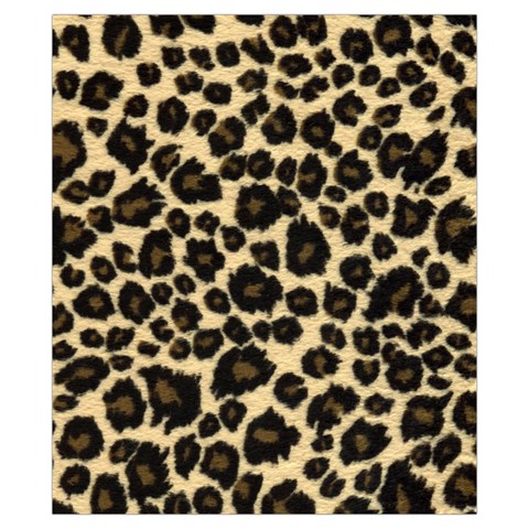 Jaguar Skin Texture, Jaguar Wool Texture, Yellow Drawstring Pouch (XS) from ArtsNow.com Front