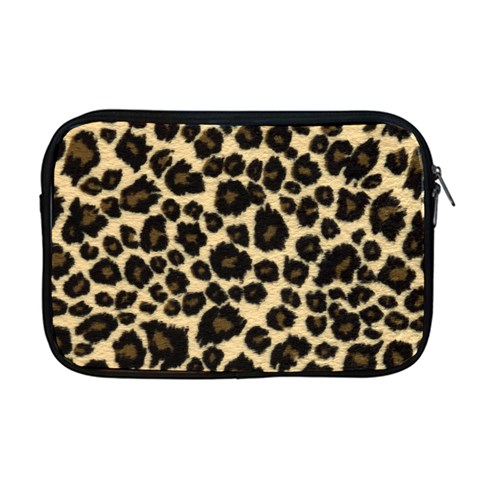 Jaguar Skin Texture, Jaguar Wool Texture, Yellow Apple MacBook Pro 17  Zipper Case from ArtsNow.com Front