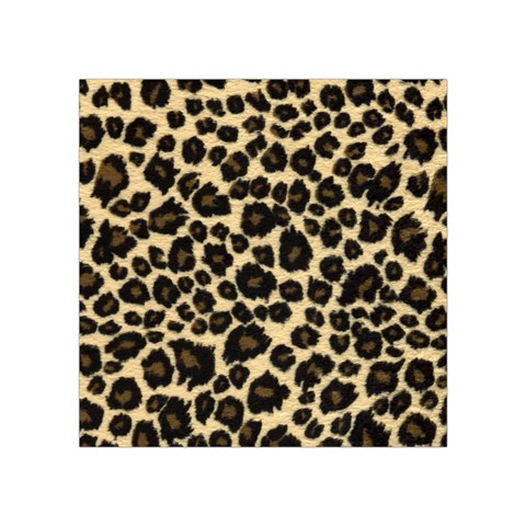 Jaguar Skin Texture, Jaguar Wool Texture, Yellow Square Tapestry (Small) from ArtsNow.com Front