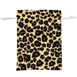 Jaguar Skin Texture, Jaguar Wool Texture, Yellow Lightweight Drawstring Pouch (XL)