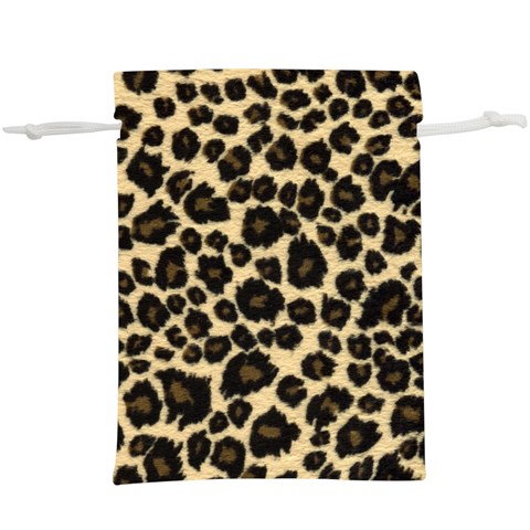 Jaguar Skin Texture, Jaguar Wool Texture, Yellow Lightweight Drawstring Pouch (XL) from ArtsNow.com Back