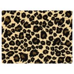 Jaguar Skin Texture, Jaguar Wool Texture, Yellow Two Sides Premium Plush Fleece Blanket (Baby Size)