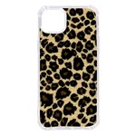 Jaguar Skin Texture, Jaguar Wool Texture, Yellow iPhone 14 Plus TPU UV Print Case