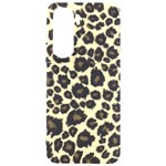 Jaguar Skin Texture, Jaguar Wool Texture, Yellow Samsung Galaxy S24 Plus 6.7 Inch Black TPU UV Case