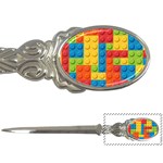 Lego Bricks, Colorful Dots Background Letter Opener