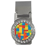 Lego Bricks, Colorful Dots Background Money Clips (CZ) 