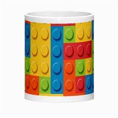 Lego Bricks, Colorful Dots Background Morph Mug from ArtsNow.com Center