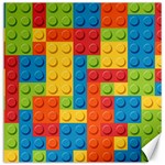 Lego Bricks, Colorful Dots Background Canvas 12  x 12 