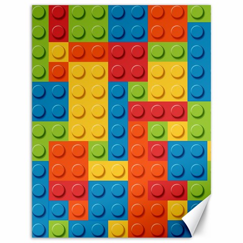 Lego Bricks, Colorful Dots Background Canvas 12  x 16  from ArtsNow.com 11.86 x15.41  Canvas - 1