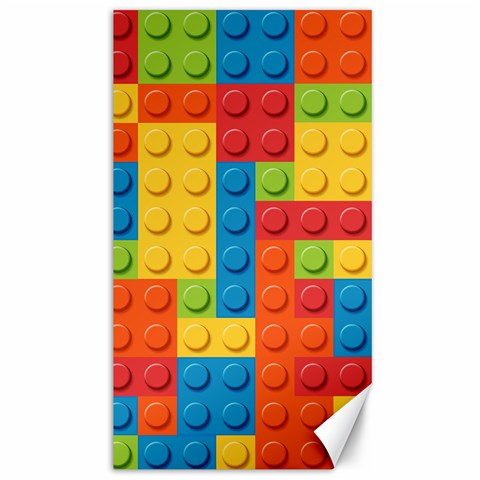 Lego Bricks, Colorful Dots Background Canvas 40  x 72  from ArtsNow.com 39.28 x69.23  Canvas - 1