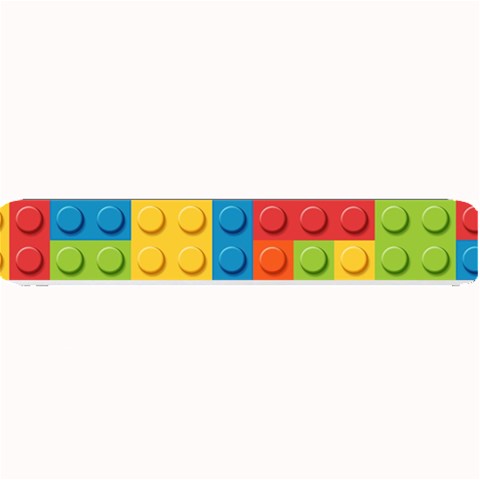 Lego Bricks, Colorful Dots Background Small Bar Mat from ArtsNow.com 24 x4  Bar Mat