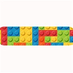 Lego Bricks, Colorful Dots Background Large Bar Mat