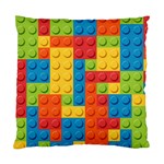 Lego Bricks, Colorful Dots Background Standard Cushion Case (One Side)