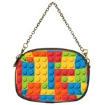 Lego Bricks, Colorful Dots Background Chain Purse (Two Sides)