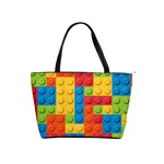 Lego Bricks, Colorful Dots Background Classic Shoulder Handbag