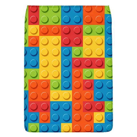 Lego Bricks, Colorful Dots Background Removable Flap Cover (L) from ArtsNow.com Front