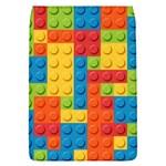 Lego Bricks, Colorful Dots Background Removable Flap Cover (L)