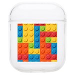 Lego Bricks, Colorful Dots Background Soft TPU AirPods 1/2 Case