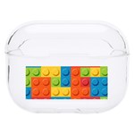 Lego Bricks, Colorful Dots Background Hard PC AirPods Pro Case