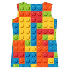 Lego Bricks, Colorful Dots Background Women s Basketball Tank Top from ArtsNow.com Back