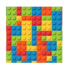 Lego Bricks, Colorful Dots Background Duvet Cover Double Side (Full/ Double Size) from ArtsNow.com Front