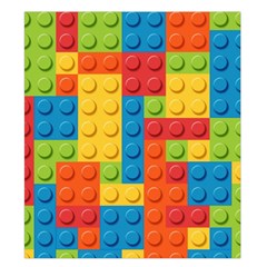 Lego Bricks, Colorful Dots Background Duvet Cover Double Side (King Size) from ArtsNow.com Back