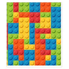 Lego Bricks, Colorful Dots Background Duvet Cover Double Side (California King Size) from ArtsNow.com Front