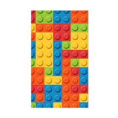 Lego Bricks, Colorful Dots Background Duvet Cover Double Side (Single Size) from ArtsNow.com Back