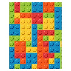 Lego Bricks, Colorful Dots Background Toiletries Pouch from ArtsNow.com Back