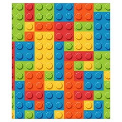 Lego Bricks, Colorful Dots Background Drawstring Pouch (XS) from ArtsNow.com Front