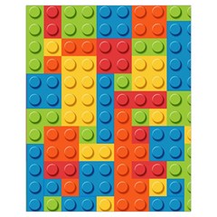 Lego Bricks, Colorful Dots Background Drawstring Pouch (XL) from ArtsNow.com Front