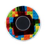 Lego Bricks, Colorful Dots Background On-the-Go Memory Card Reader