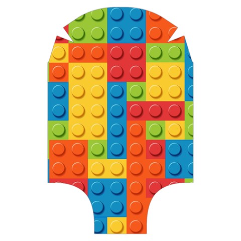 Lego Bricks, Colorful Dots Background Luggage Cover (Small) from ArtsNow.com Front