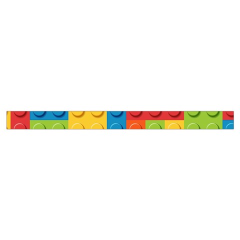 Lego Bricks, Colorful Dots Background Wristlet Pouch Bag (Small) from ArtsNow.com Strap Outside