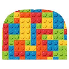 Lego Bricks, Colorful Dots Background Make Up Case (Medium) from ArtsNow.com Back